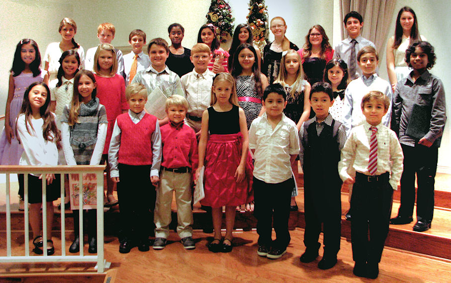 Naples Piano Studio - 2013 Holiday Recital - 4:00pm Group